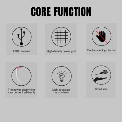 Rechargeable Electric Mosquito Swatter Racket