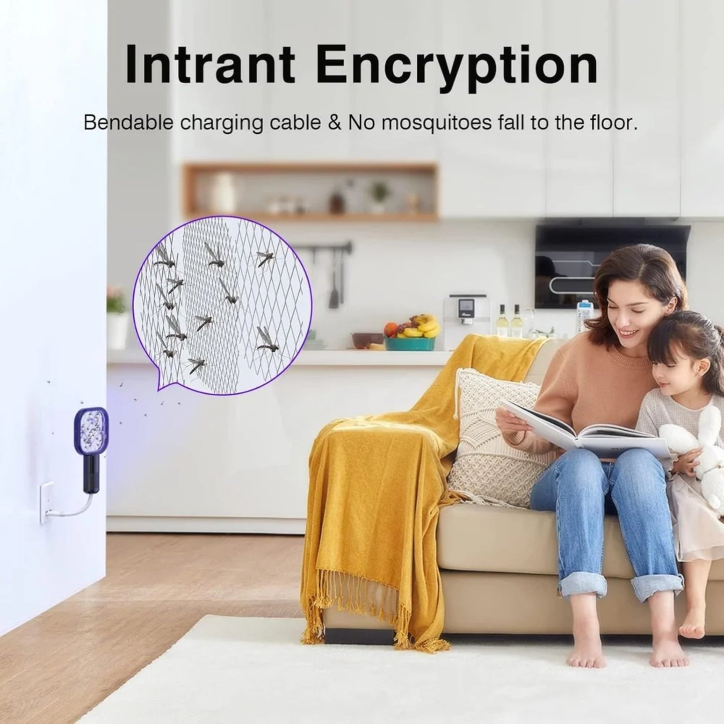 Rechargeable Electric Mosquito Swatter Racket