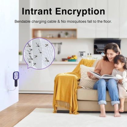 Rechargeable Electric Mosquito Swatter Racket