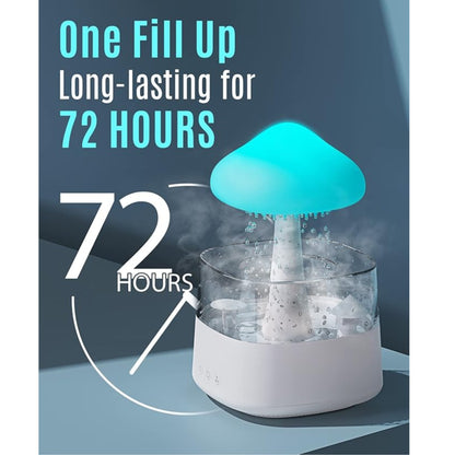 Mushroom Rain Drop Humidifier with Bluetooth Speaker