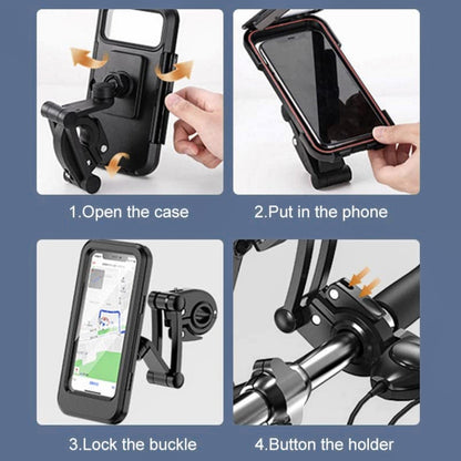 360° Rotation Waterproof Bike Phone Mount