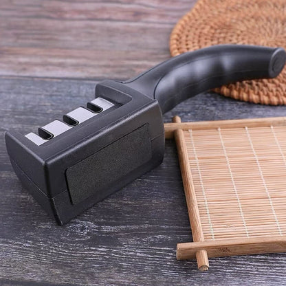 Manual Red &amp; Black Knife Sharpener