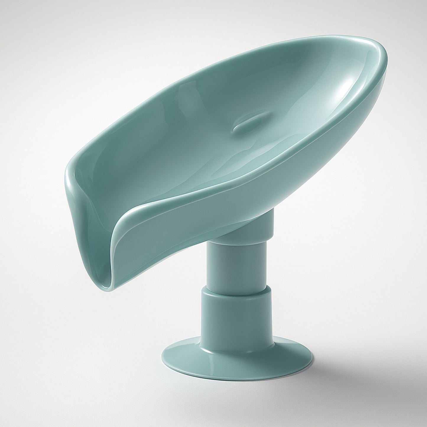 Leaf-Shape Self-Draining Soap Dish Holder