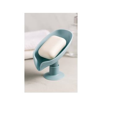 Leaf-Shape Self-Draining Soap Dish Holder