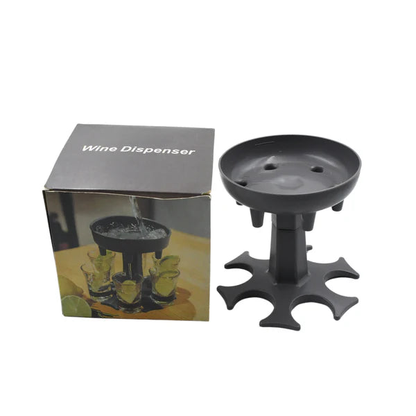 6 Shot  Glass Dispensers and Tray