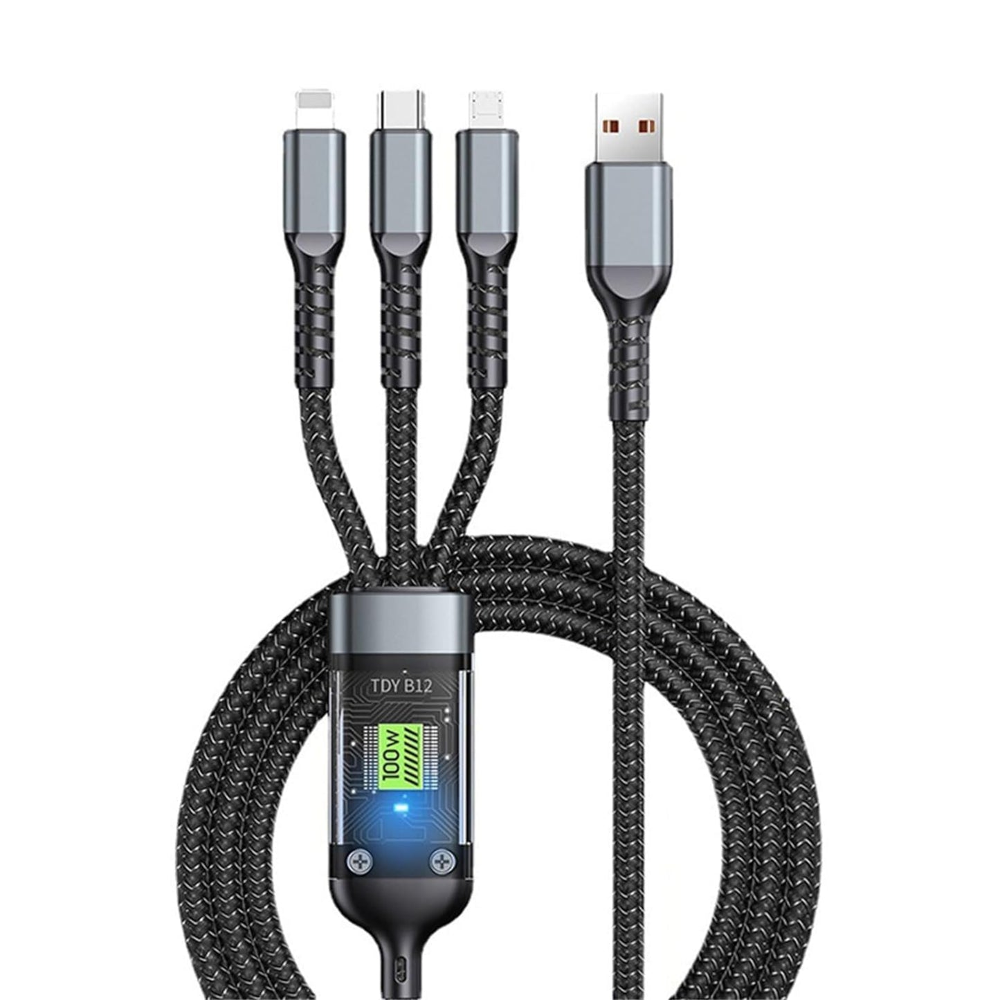 3-in-1 Super Fast Charging Cable 100w
