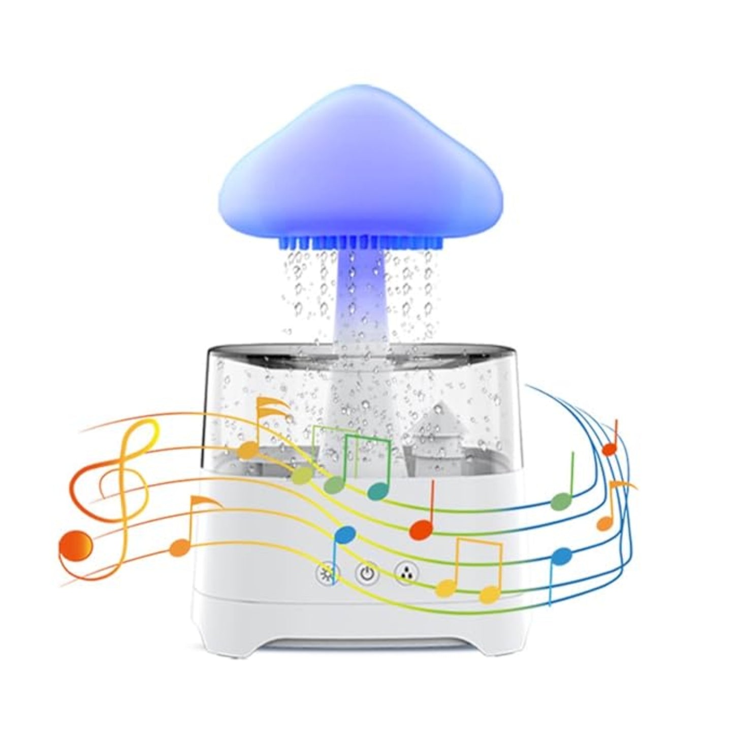 Mushroom Rain Drop Humidifier with Bluetooth Speaker