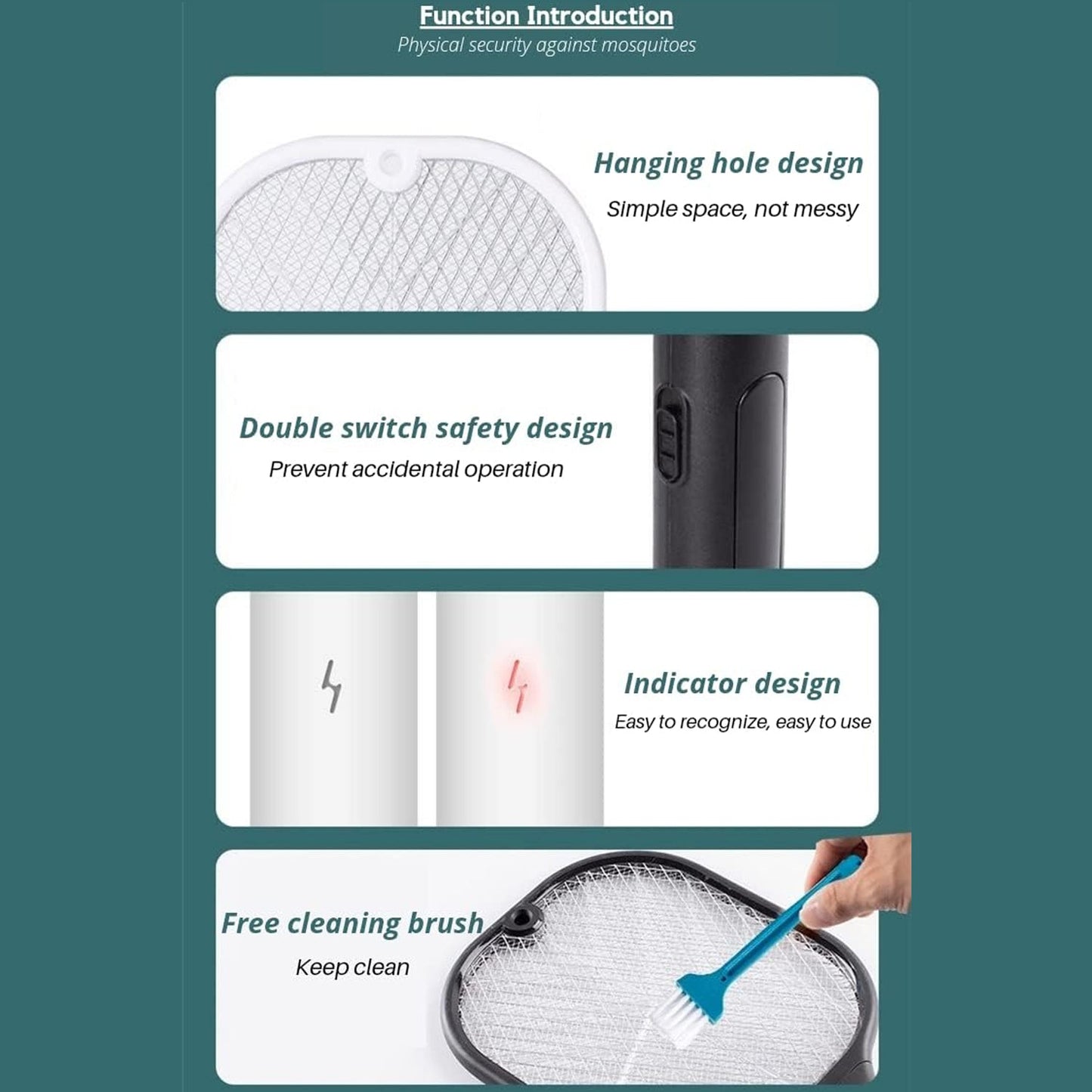 Rechargeable Mosquito Killer Racket