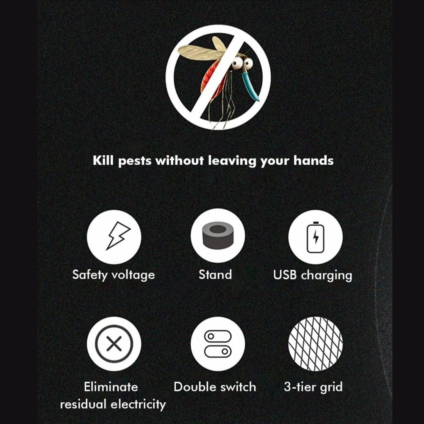 Rechargeable Mosquito Killer Racket