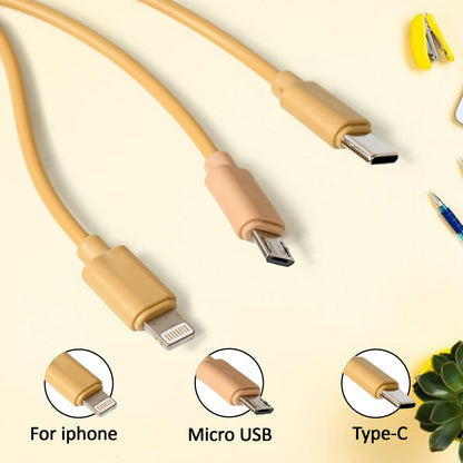All-in-One Retractable 3-in-1 Charging Cable