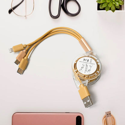 All-in-One Retractable 3-in-1 Charging Cable