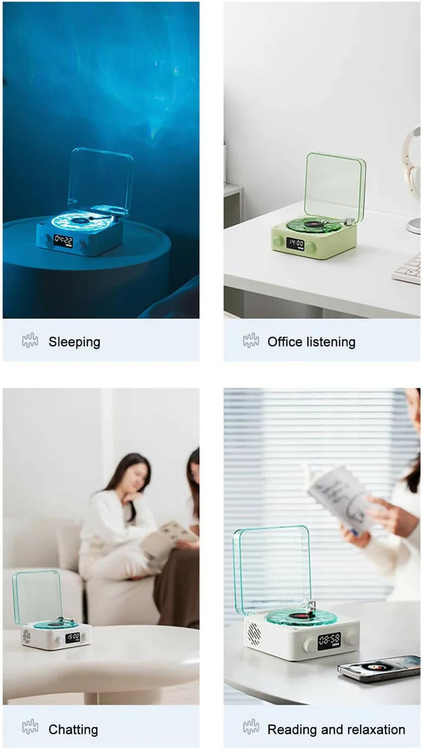 3 in1 Portable Vintage Waves Speaker